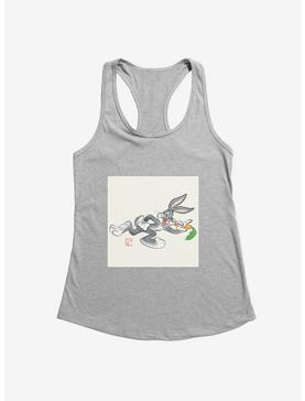 Looney Tunes Bugs Bunny Carrot Smile Japanese Text Girls Tank, , hi-res