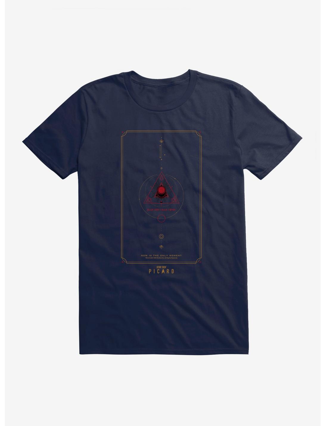 Star Trek: Picard Now Is The Only Moment T-Shirt, MIDNIGHT NAVY, hi-res