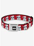 Star Wars Stormtrooper Santa Claus Seatbelt Dog Collar, RED, hi-res