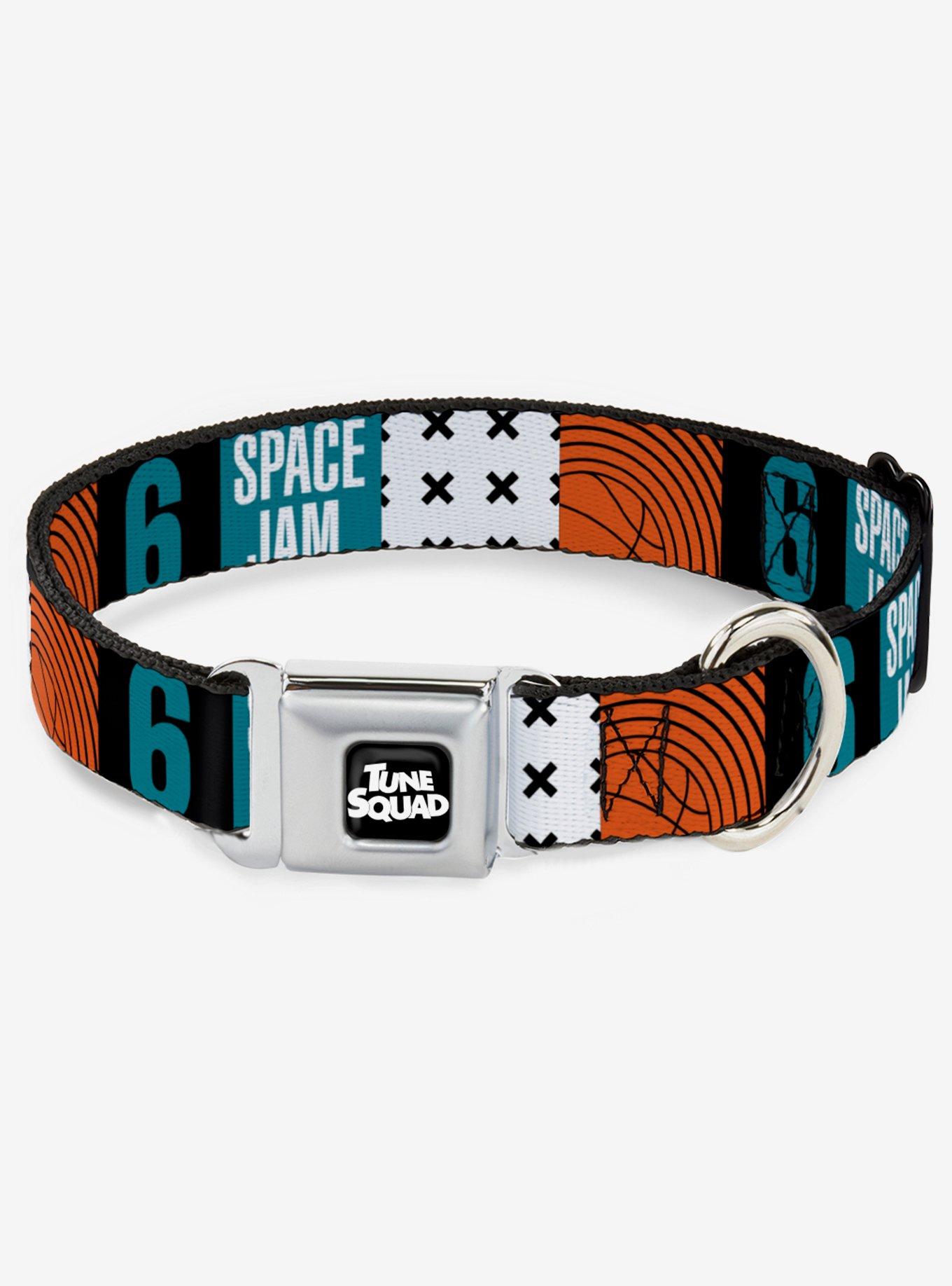 Space Jam Number 6 Blocks Seatbelt Dog Collar