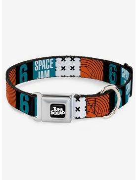 Space Jam Number 6 Blocks Seatbelt Dog Collar, , hi-res