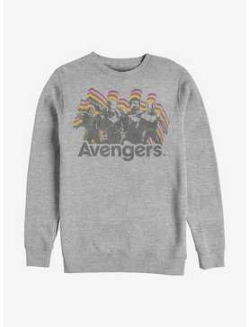 Marvel Avengers Retro Group Crew Sweatshirt, , hi-res