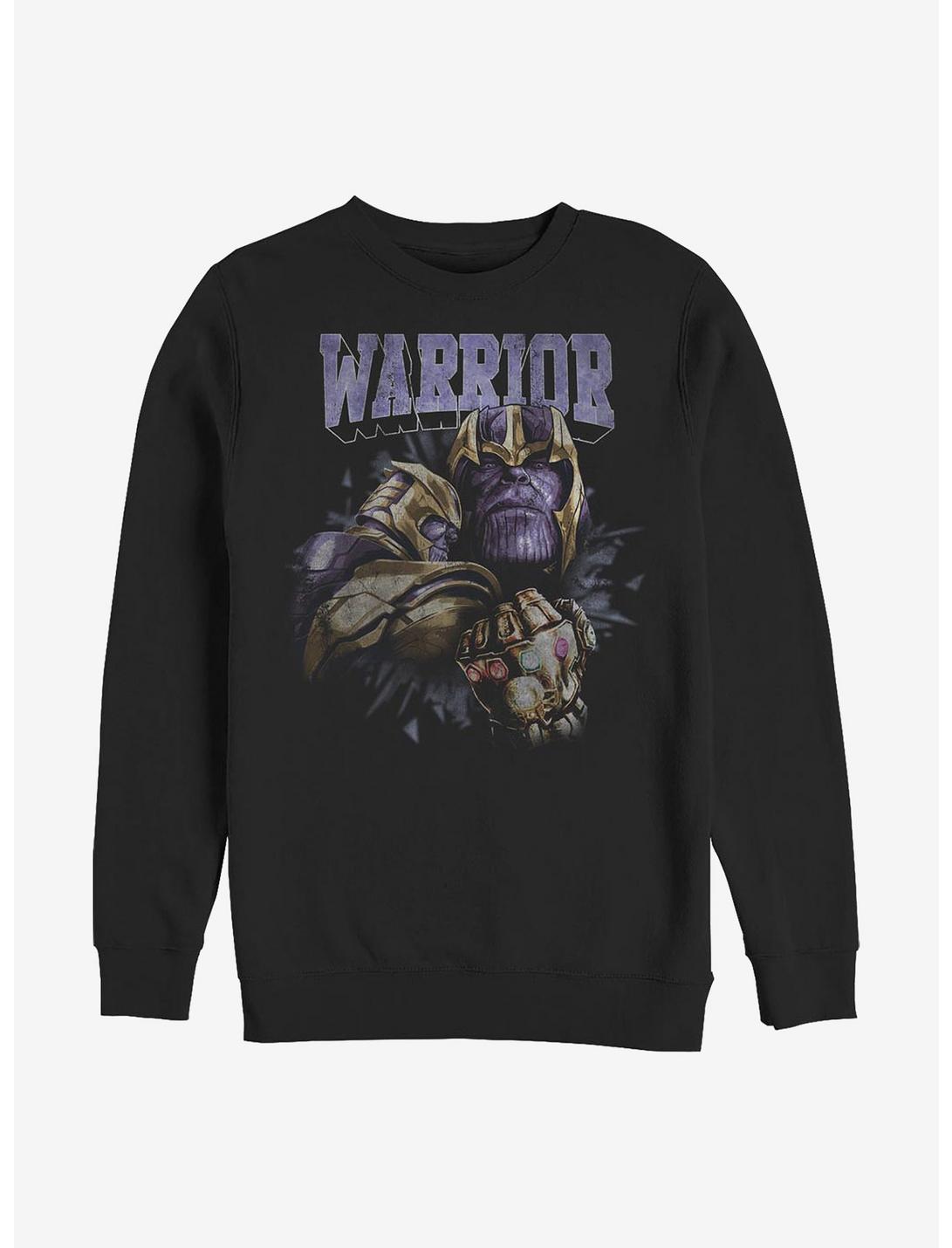 Marvel Avengers Thanos Warrior Crew Sweatshirt, BLACK, hi-res