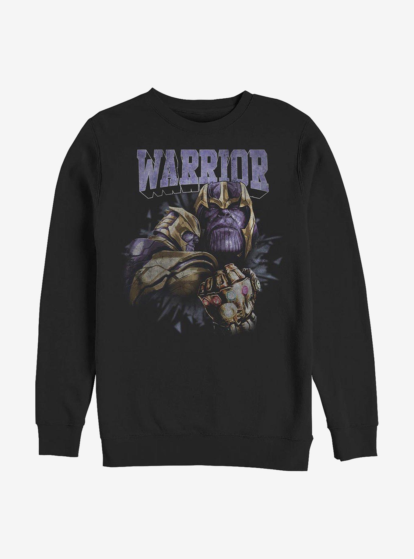 Marvel Avengers Thanos Warrior Crew Sweatshirt, BLACK, hi-res