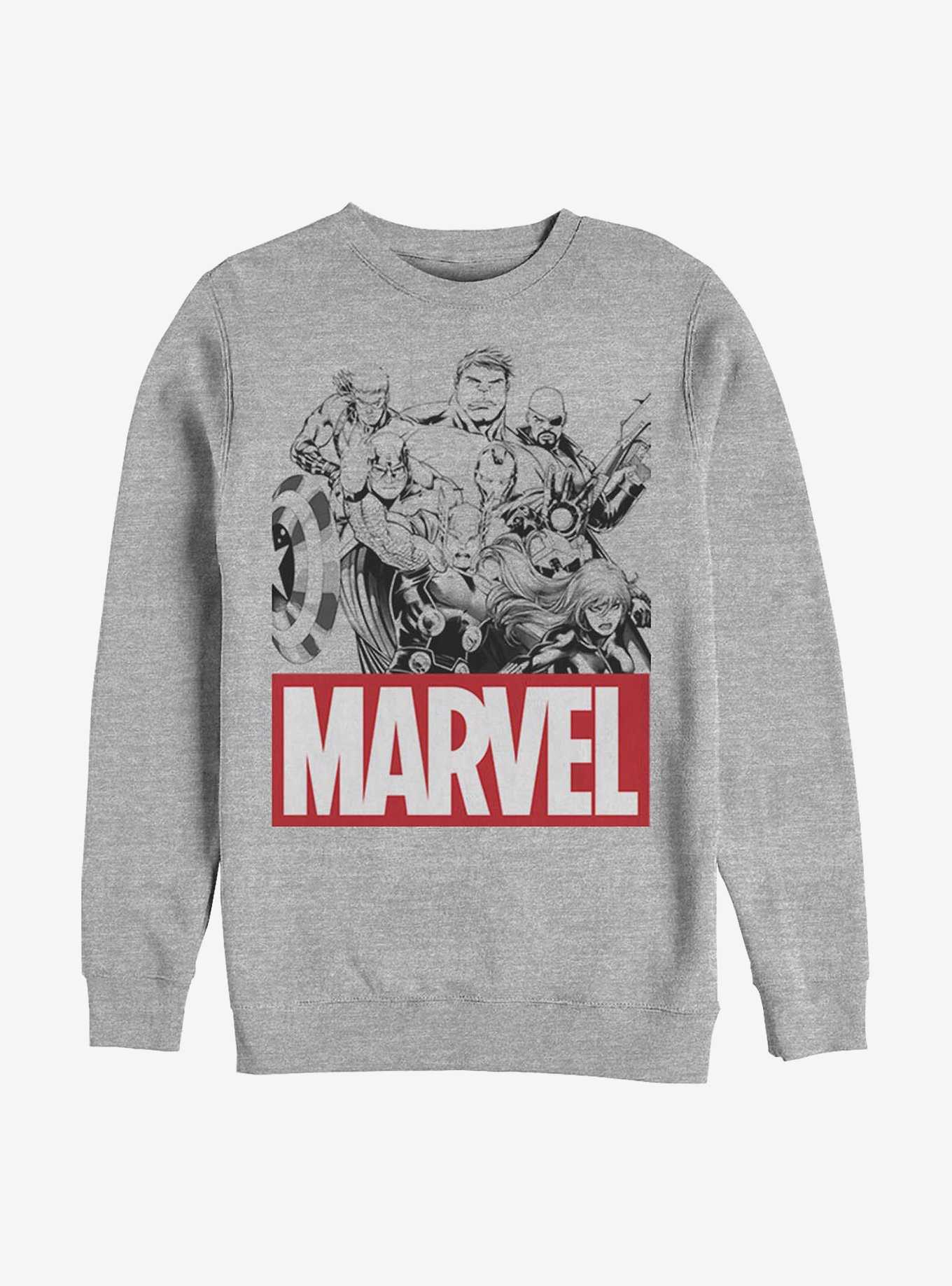 Marvel Avengers Team Crew Sweatshirt, , hi-res