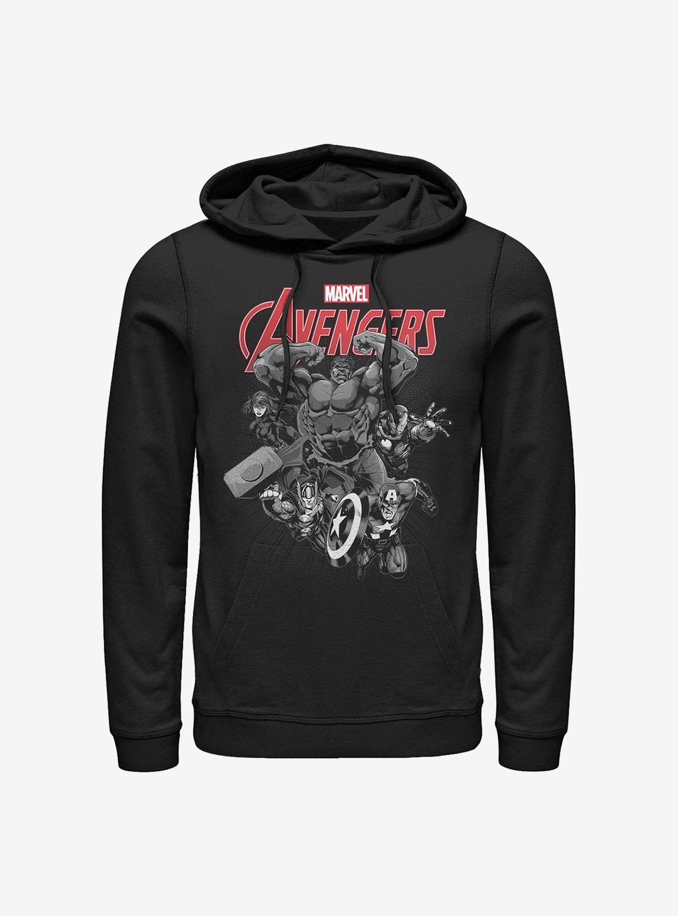 Marvel Avengers Team Hoodie, BLACK, hi-res