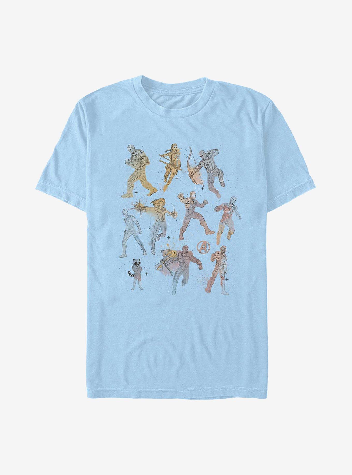 Marvel Avengers Endgame Watercolor T-Shirt, , hi-res