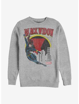 Marvel Black Widow Web Slinger Crew Sweatshirt, ATH HTR, hi-res