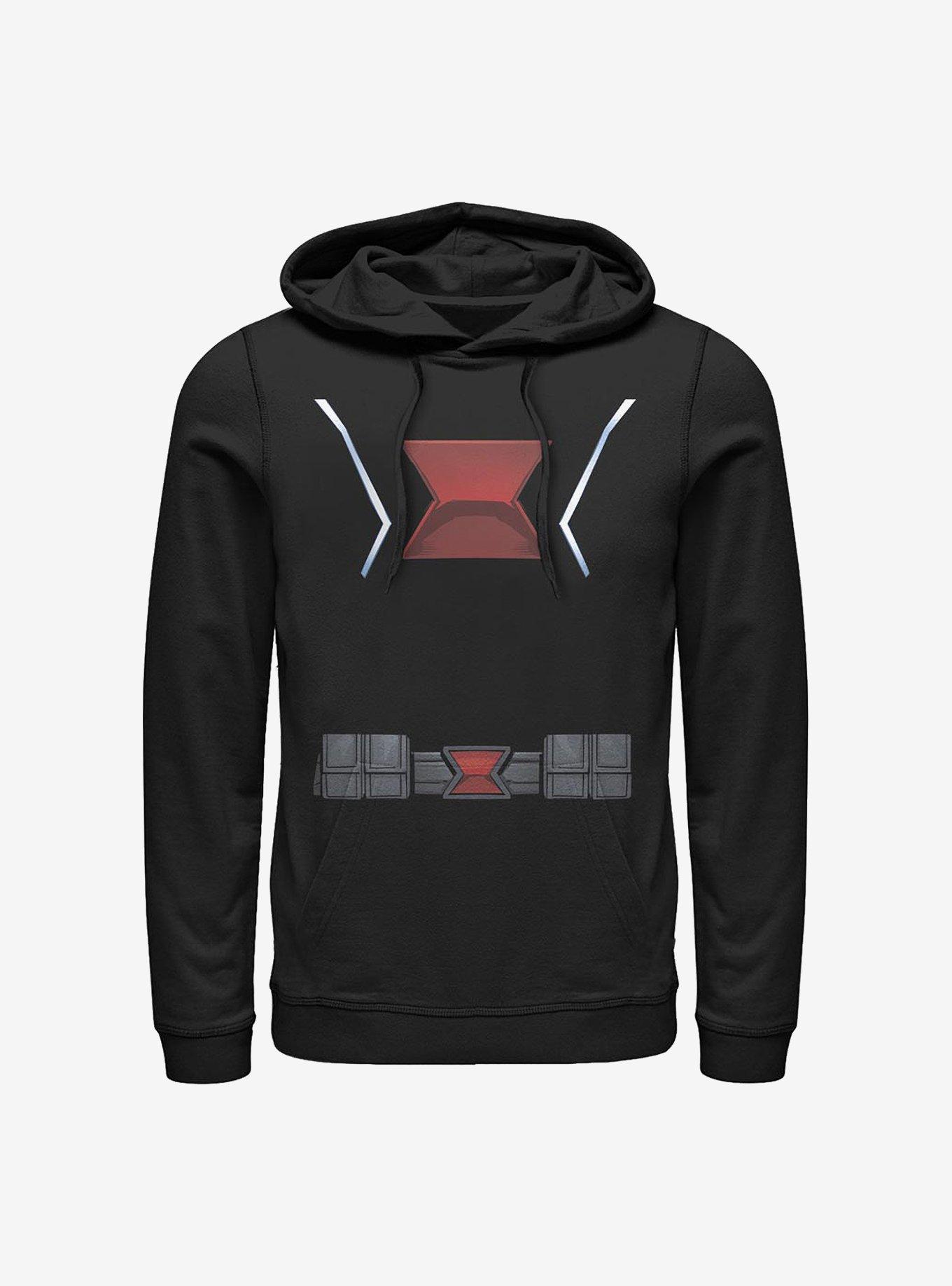 Marvel Black Widow Costume Hoodie, BLACK, hi-res