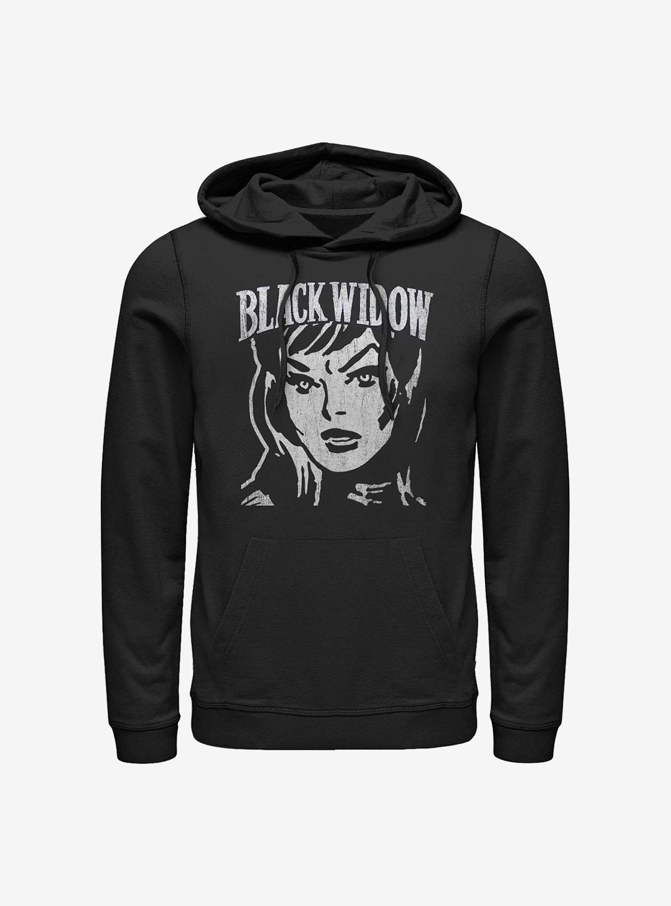 Marvel Black Widow Simple Block Hoodie, , hi-res