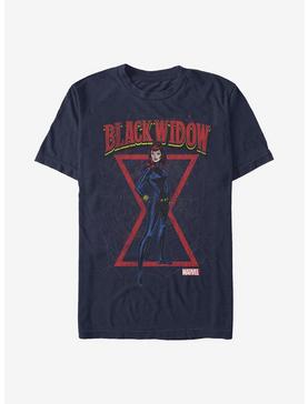 Marvel Black Widow Black Web T-Shirt, NAVY, hi-res
