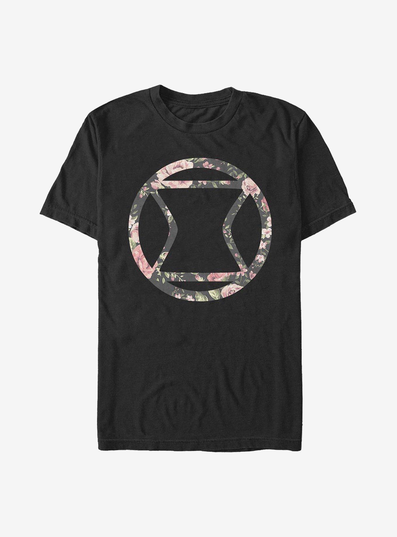 Marvel Black Widow Icon Rose T-Shirt, , hi-res