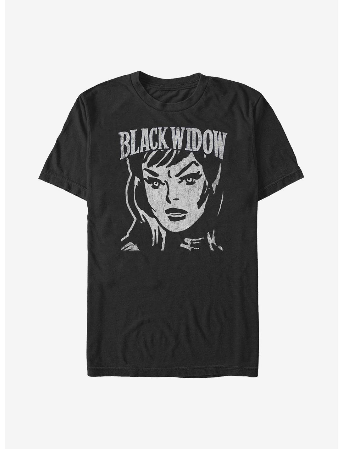 Marvel Black Widow Simple Block T-Shirt, BLACK, hi-res