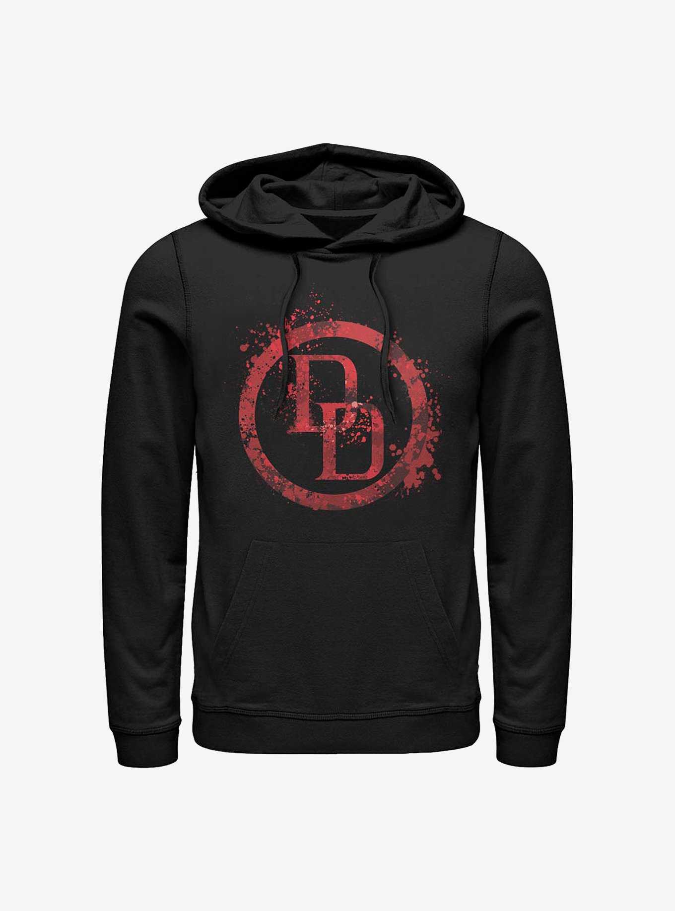 Marvel Daredevil Splatter Icon Hoodie, , hi-res