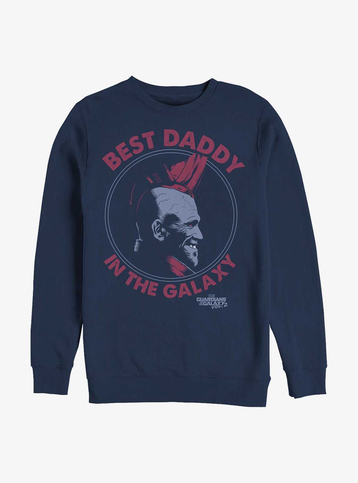 Marvel Guardians Of The Galaxy Best Daddy Crew Sweatshirt, , hi-res