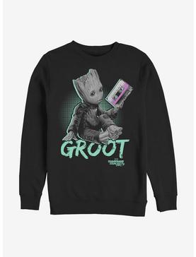 Marvel Guardians Of The Galaxy Neon Baby Groot Crew Sweatshirt, , hi-res