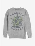 Marvel Guardians Of The Galaxy Trouble Makers Crew Sweatshirt, ATH HTR, hi-res