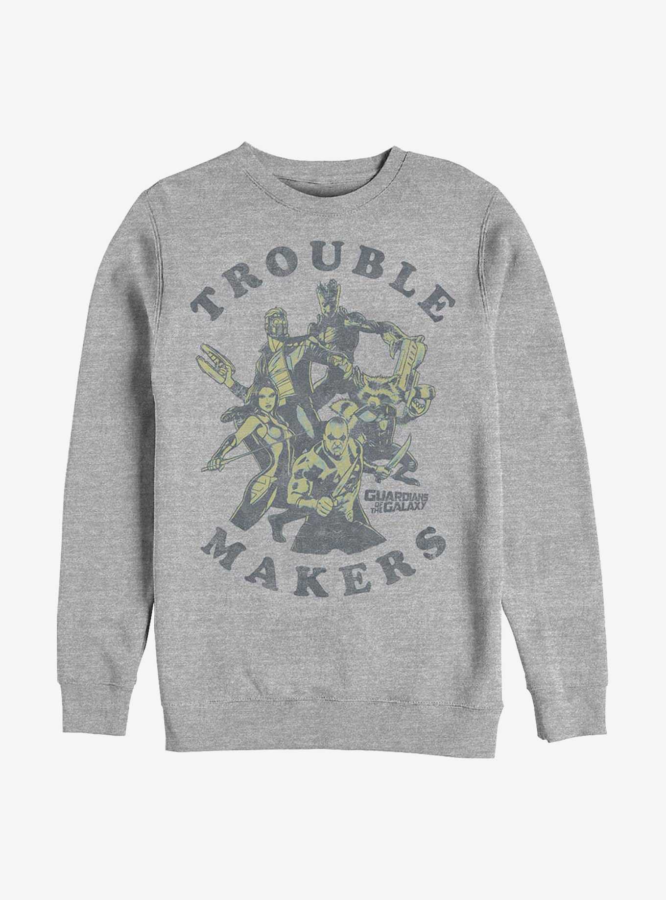 Marvel Guardians Of The Galaxy Trouble Makers Crew Sweatshirt, , hi-res