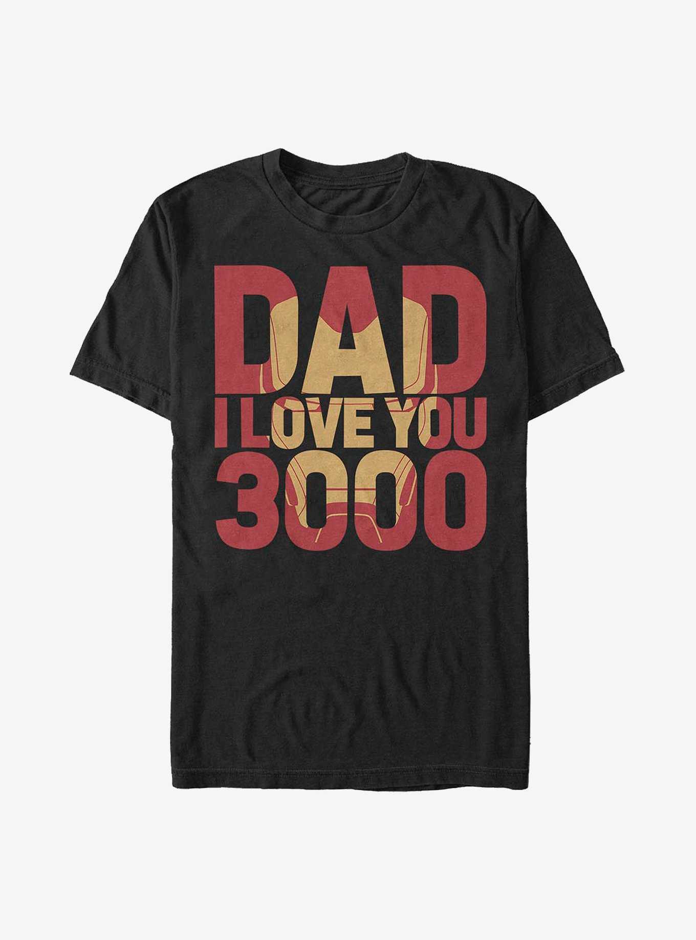 Marvel Iron Man Dad Love You 3000 T-Shirt, , hi-res
