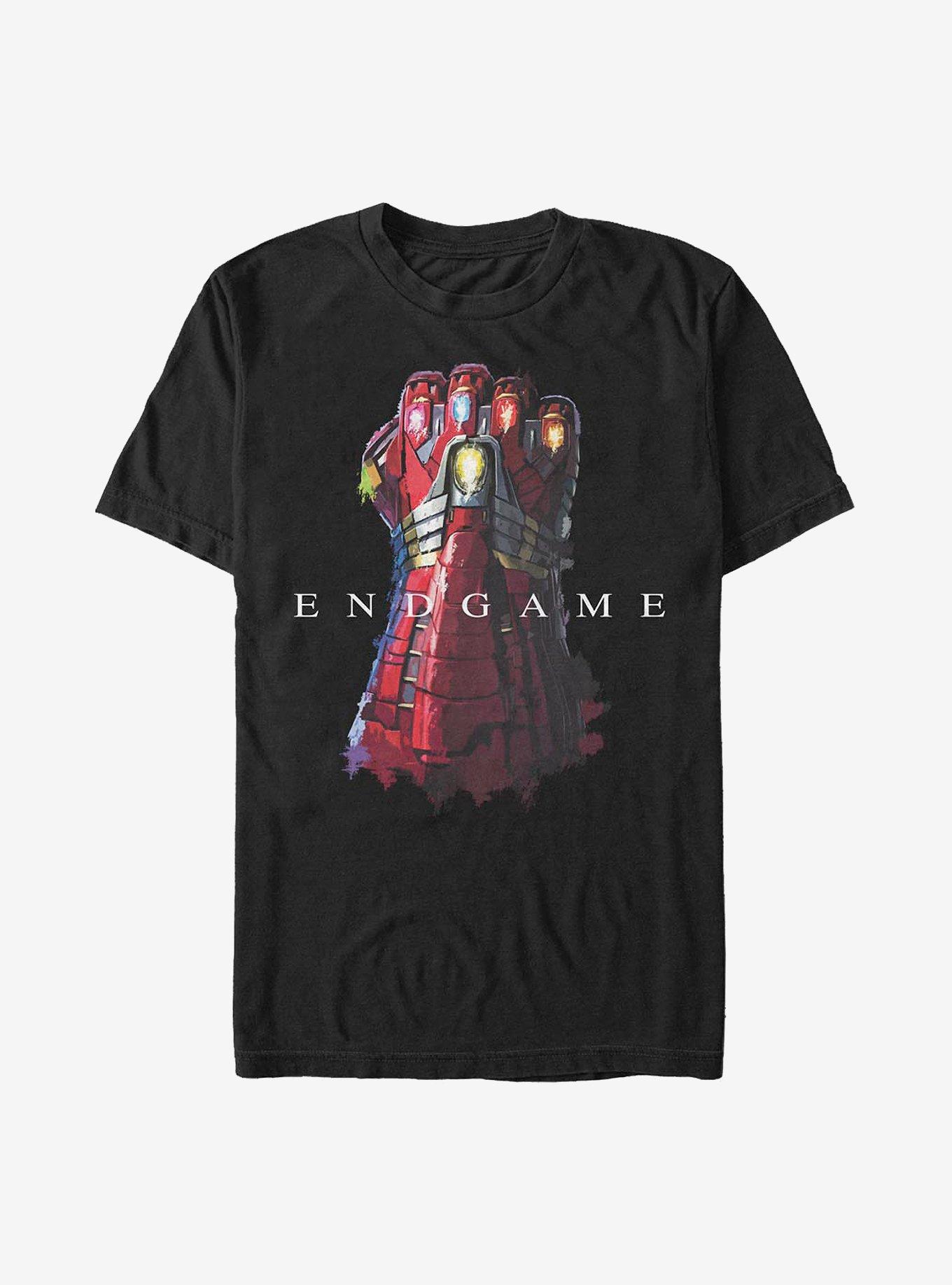 Marvel Iron Man Endgame Gaunlet T-Shirt, BLACK, hi-res