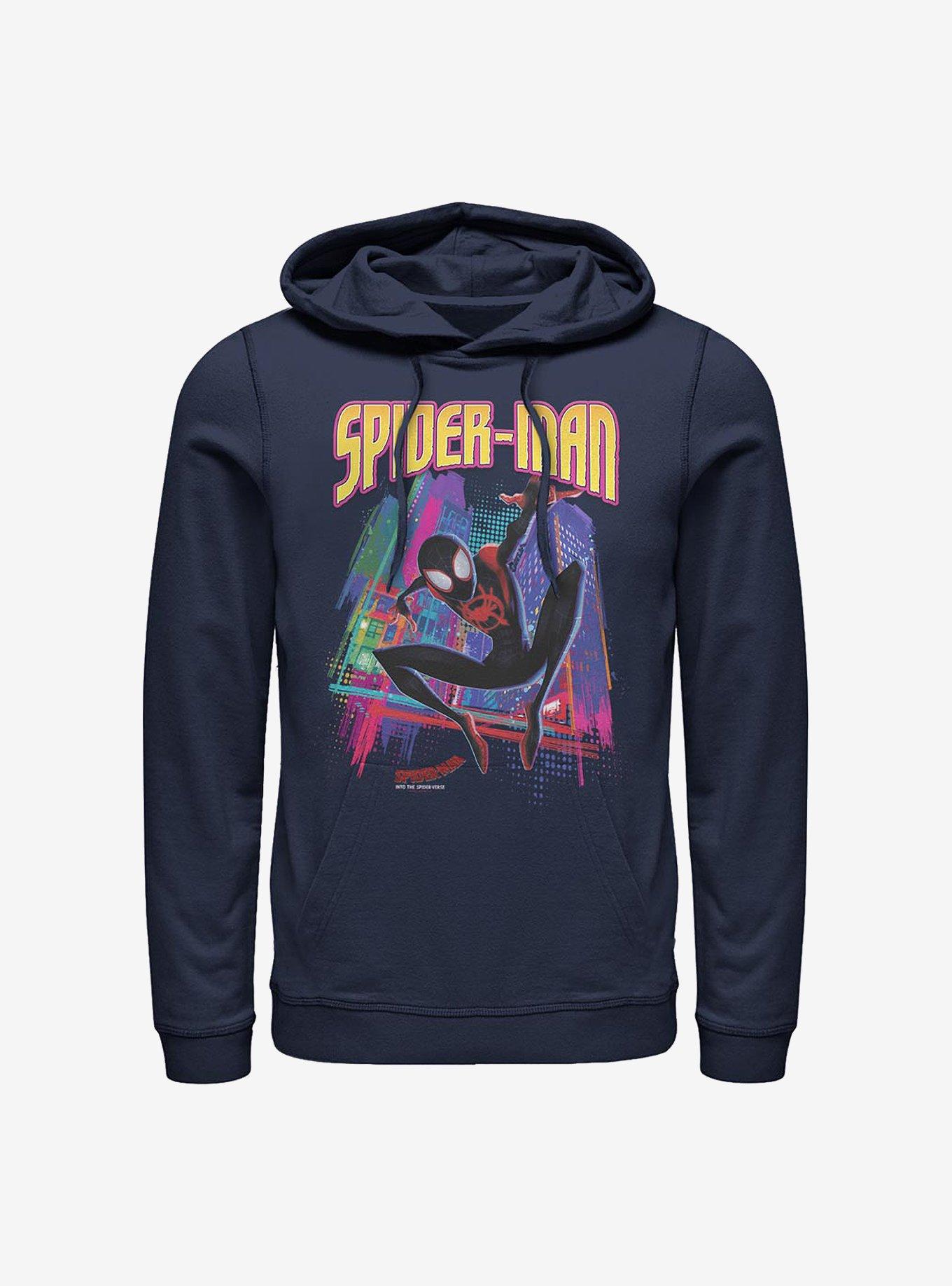 Marvel Spider-Man Tower Hero Hoodie, NAVY, hi-res