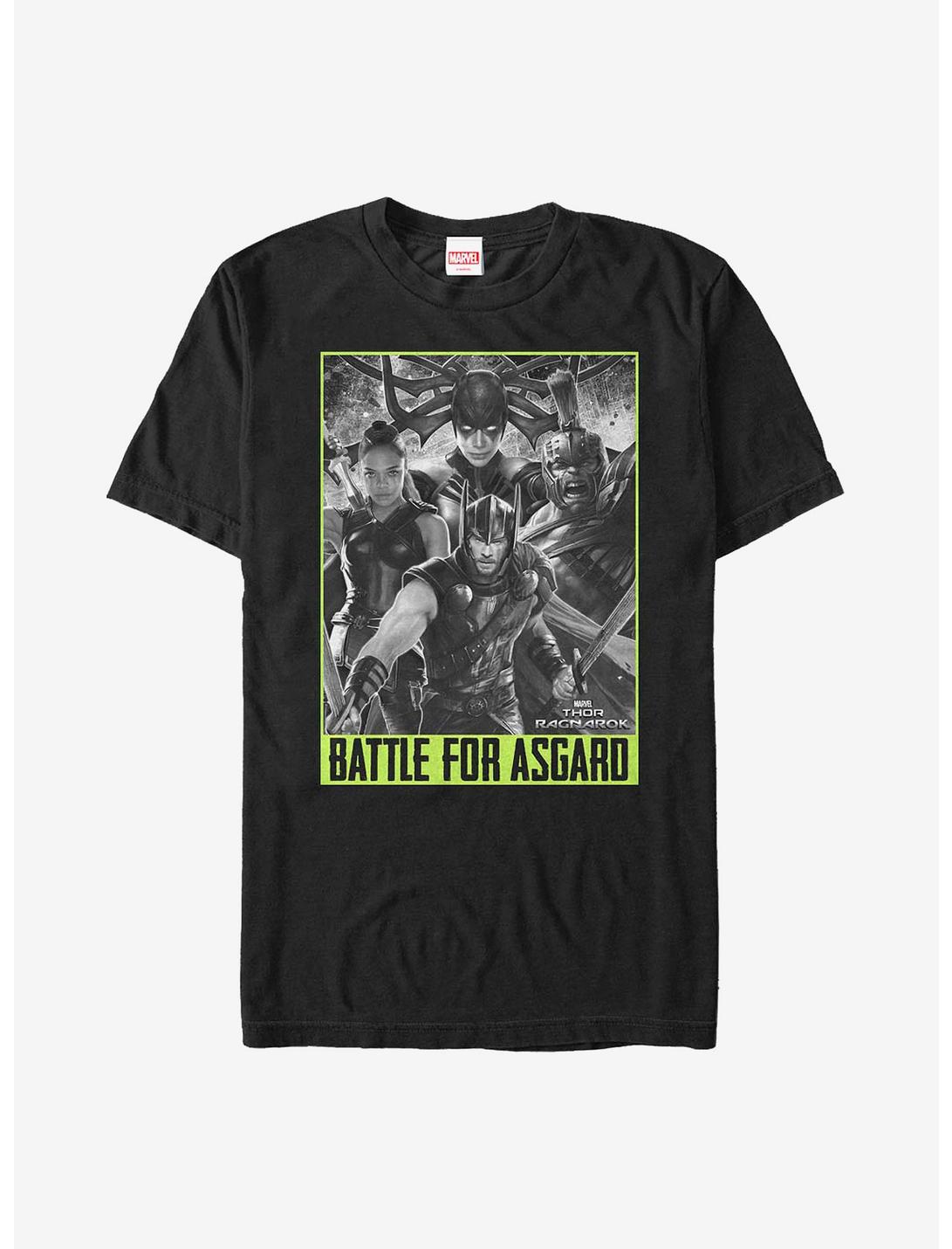Marvel Thor Battle For Asgard T-Shirt, BLACK, hi-res