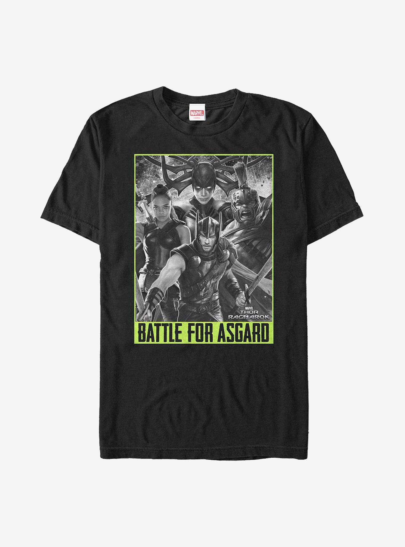 Marvel Thor Battle For Asgard T-Shirt, BLACK, hi-res
