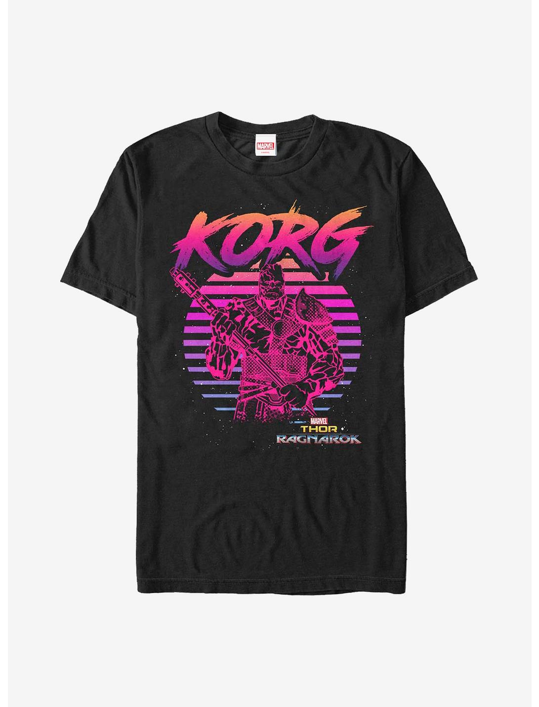 Marvel Thor Ragnarok 80's Korg T-Shirt, BLACK, hi-res