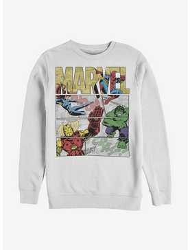 Marvel Avengers Hero Panels Crew Sweatshirt, , hi-res