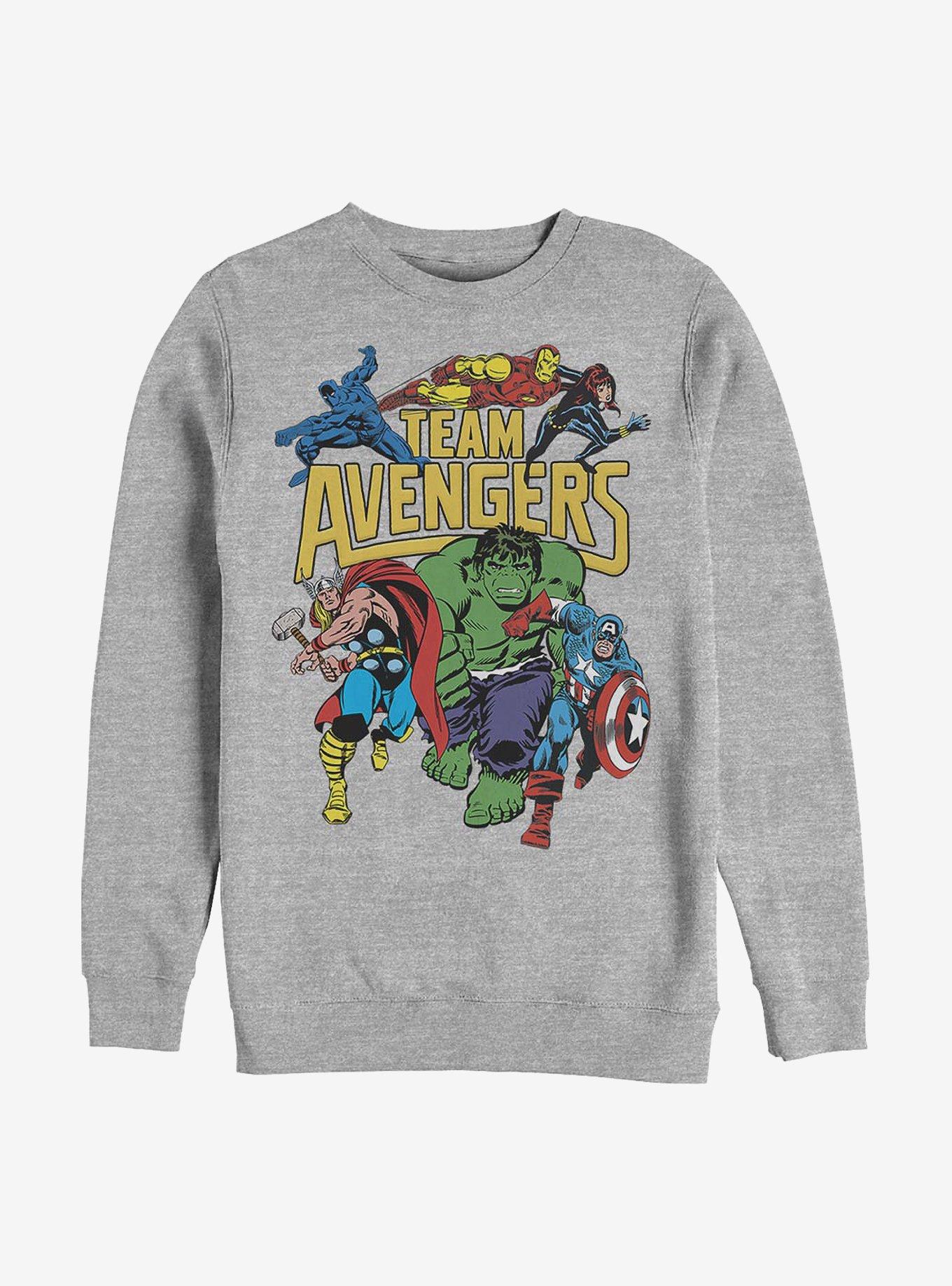 Marvel Avengers Team Assemble Crew Sweatshirt
