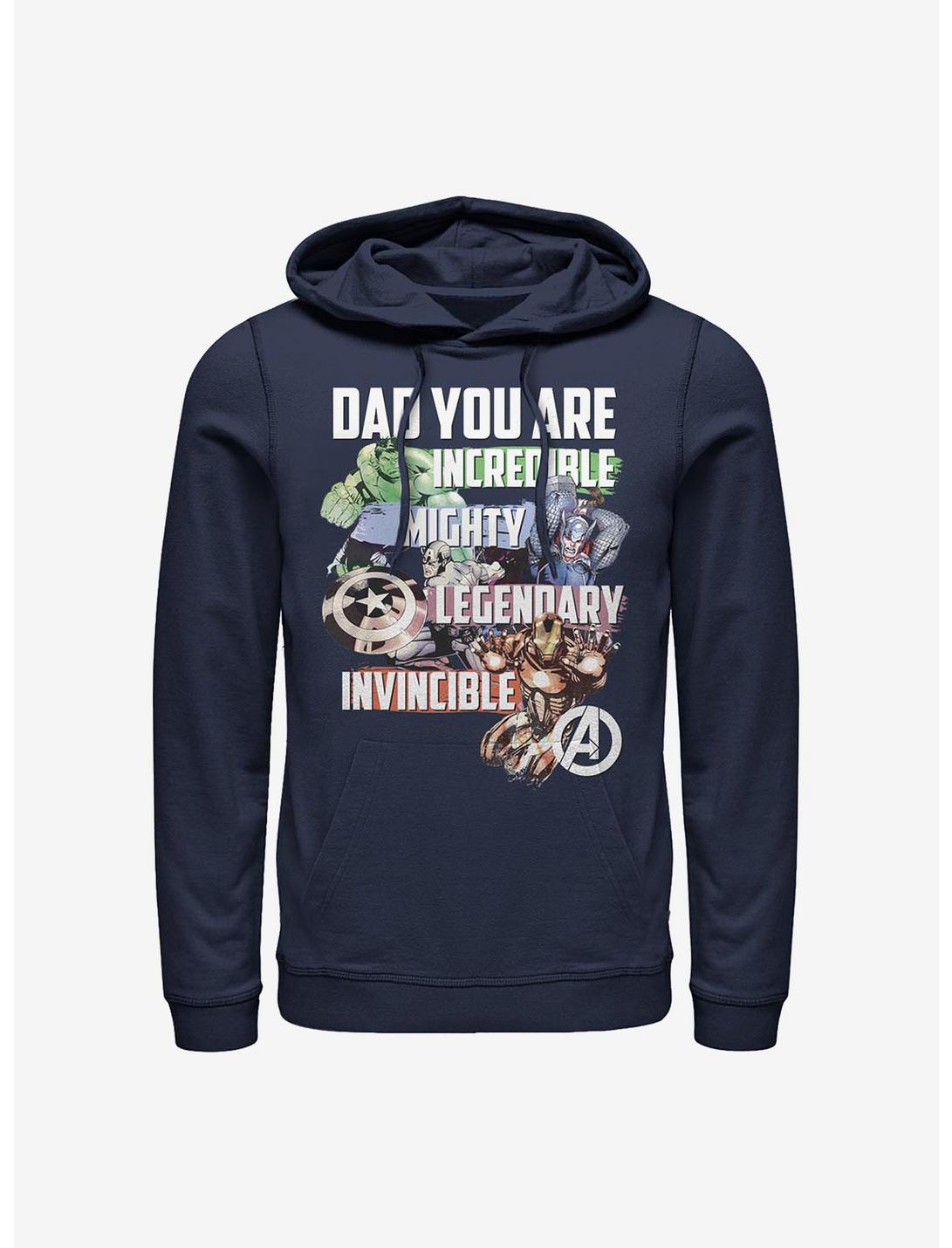 Marvel Avengers Dad You Are Hoodie, NAVY, hi-res