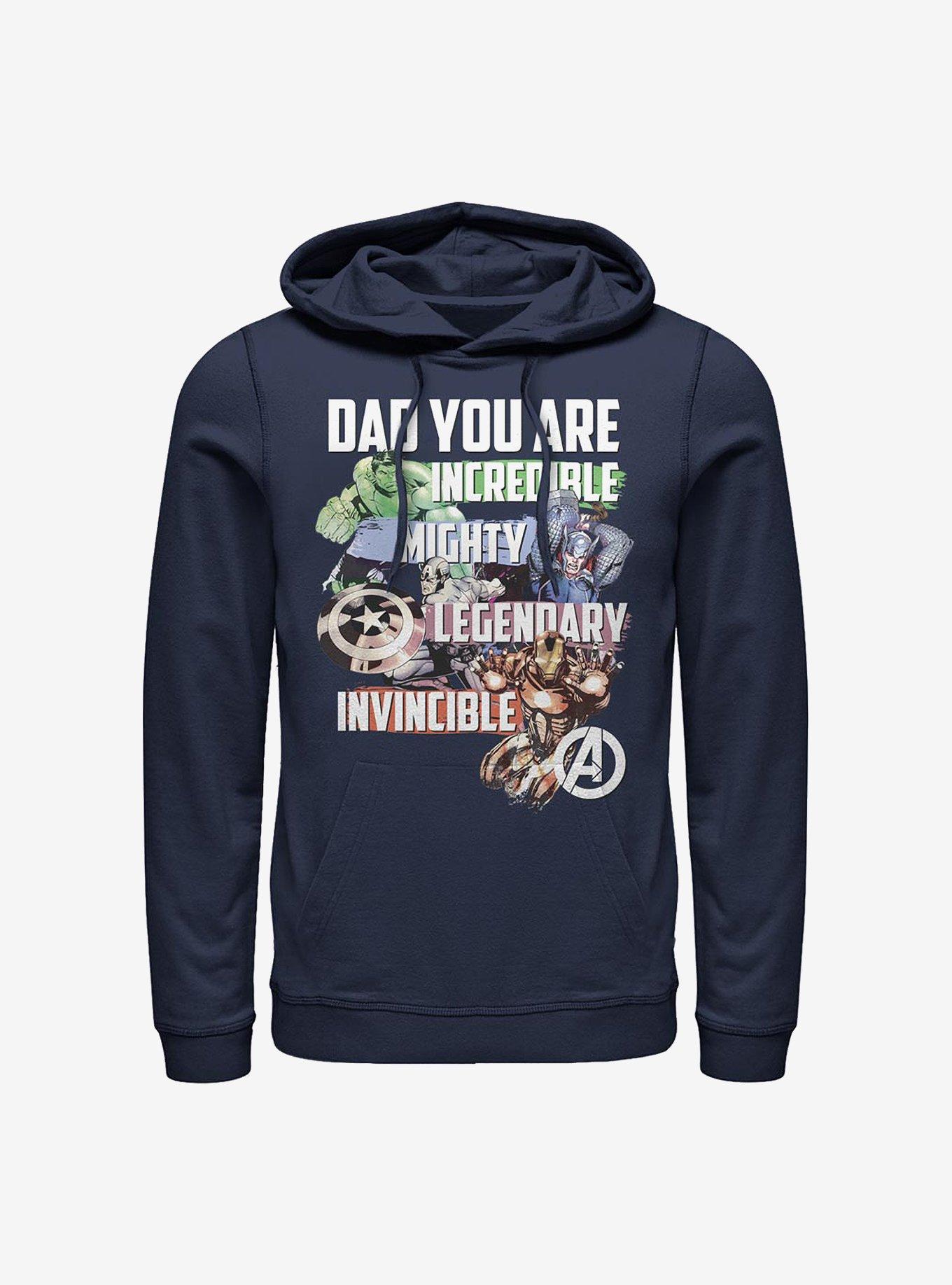 Marvel Avengers Dad You Are Hoodie, NAVY, hi-res