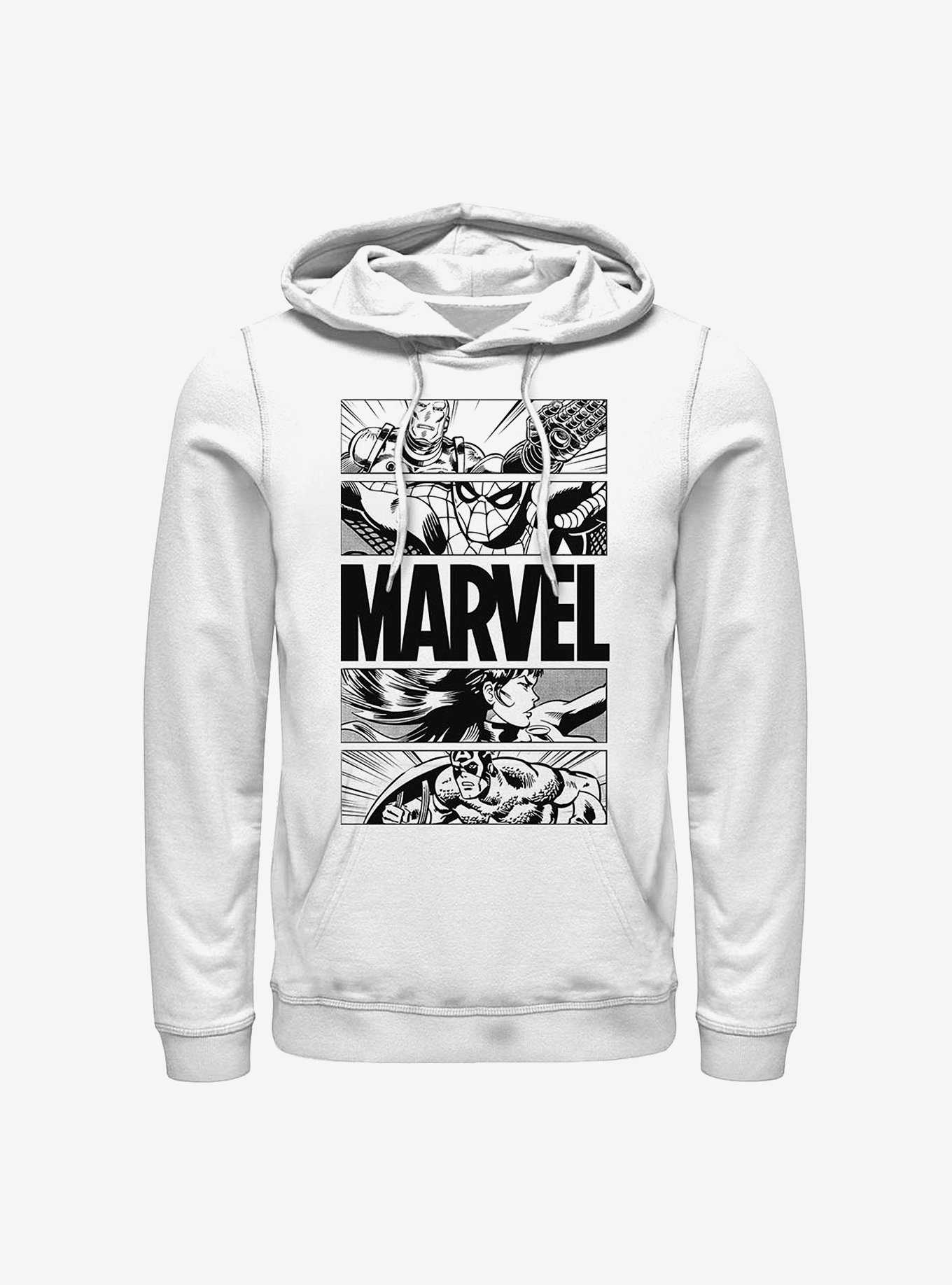 Marvel discount white hoodie