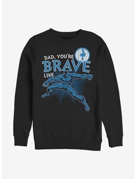 Marvel Black Panther Brave Like Dad Crew Sweatshirt, , hi-res