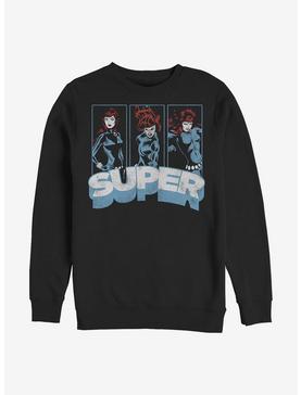 Marvel Black Widow Super Crew Sweatshirt, , hi-res
