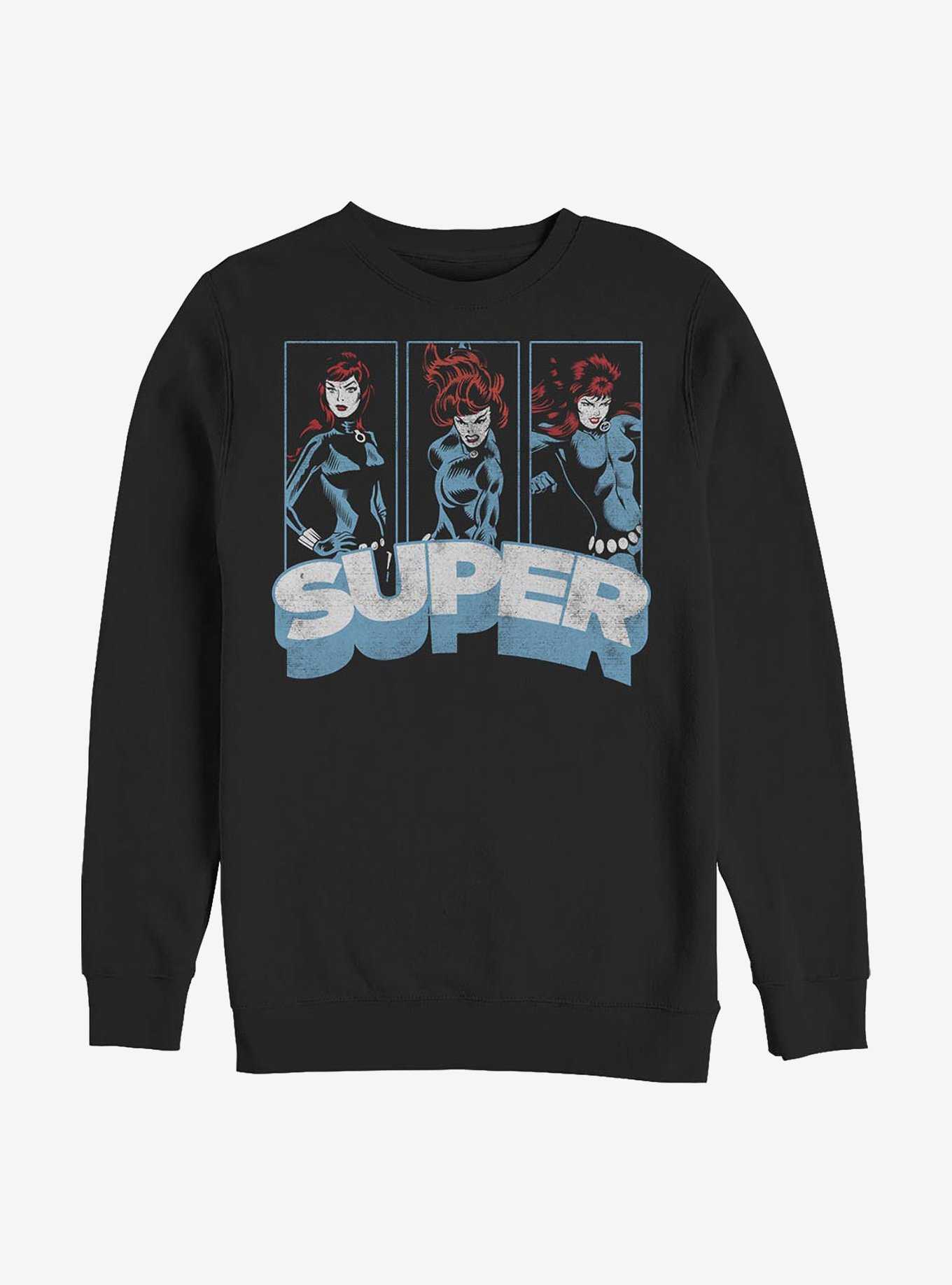 Marvel Black Widow Super Crew Sweatshirt, , hi-res