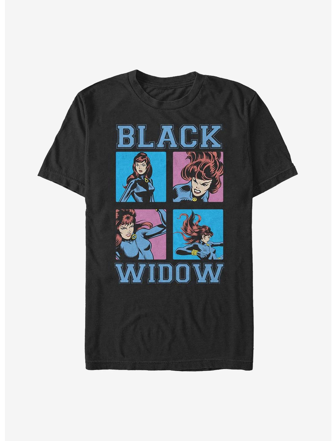 Marvel Black Widow Pop Art T-Shirt, BLACK, hi-res
