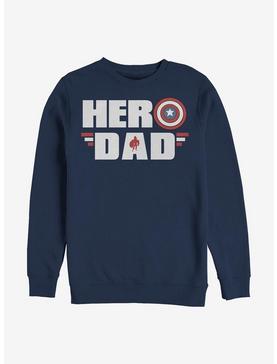 Marvel Captain America Hero Dad Crew Sweatshirt, , hi-res