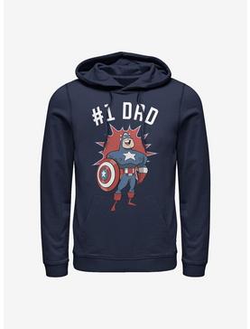 Marvel Captain America Number 1 Dad Hoodie, , hi-res