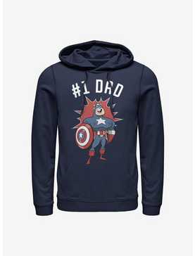 Marvel Captain America Number 1 Dad Hoodie, , hi-res