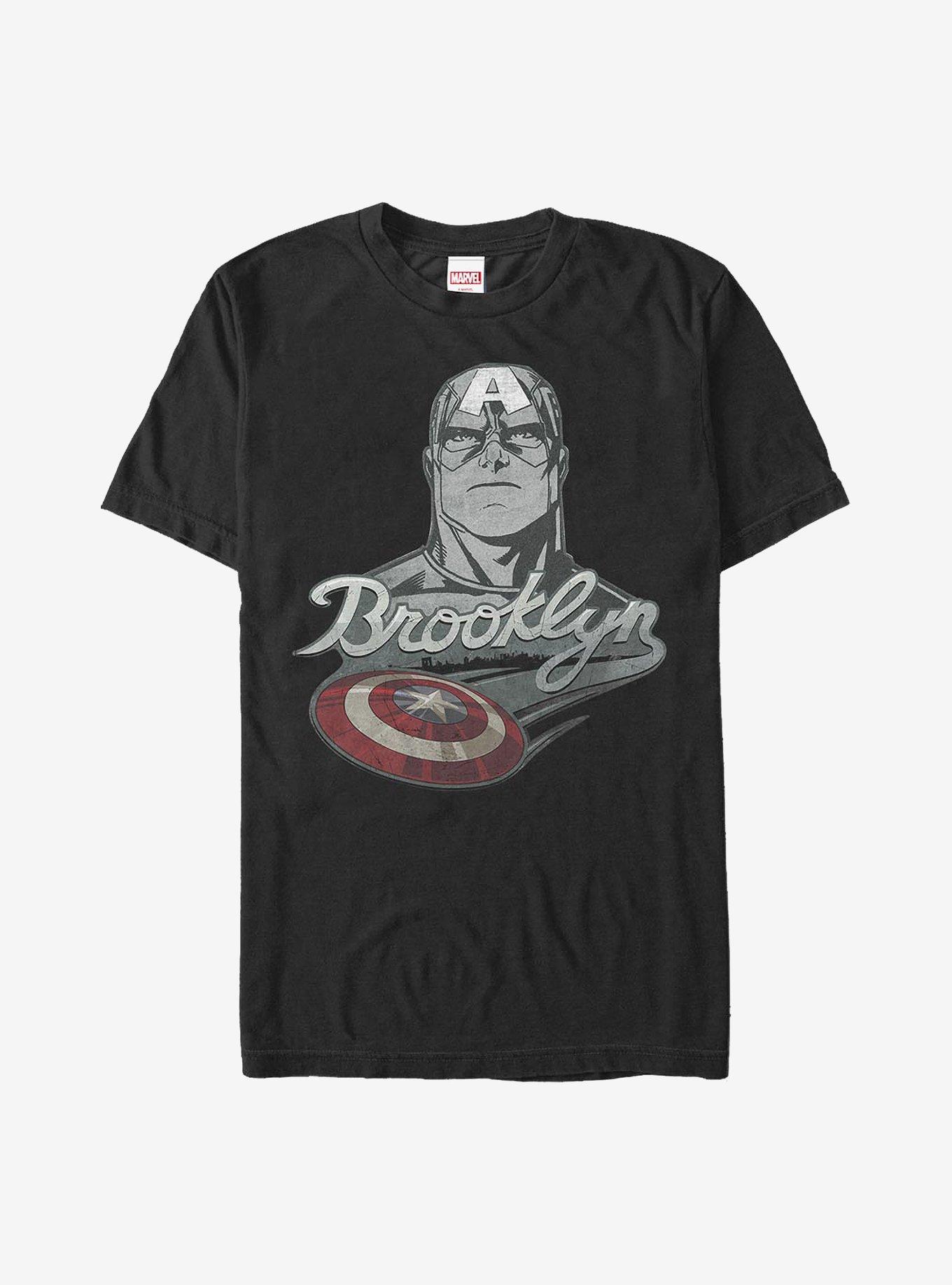 Marvel Captain America Brooklyn Watcher T-Shirt, BLACK, hi-res