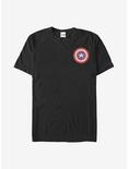 Marvel Captain America Pixel Badge T-Shirt, BLACK, hi-res