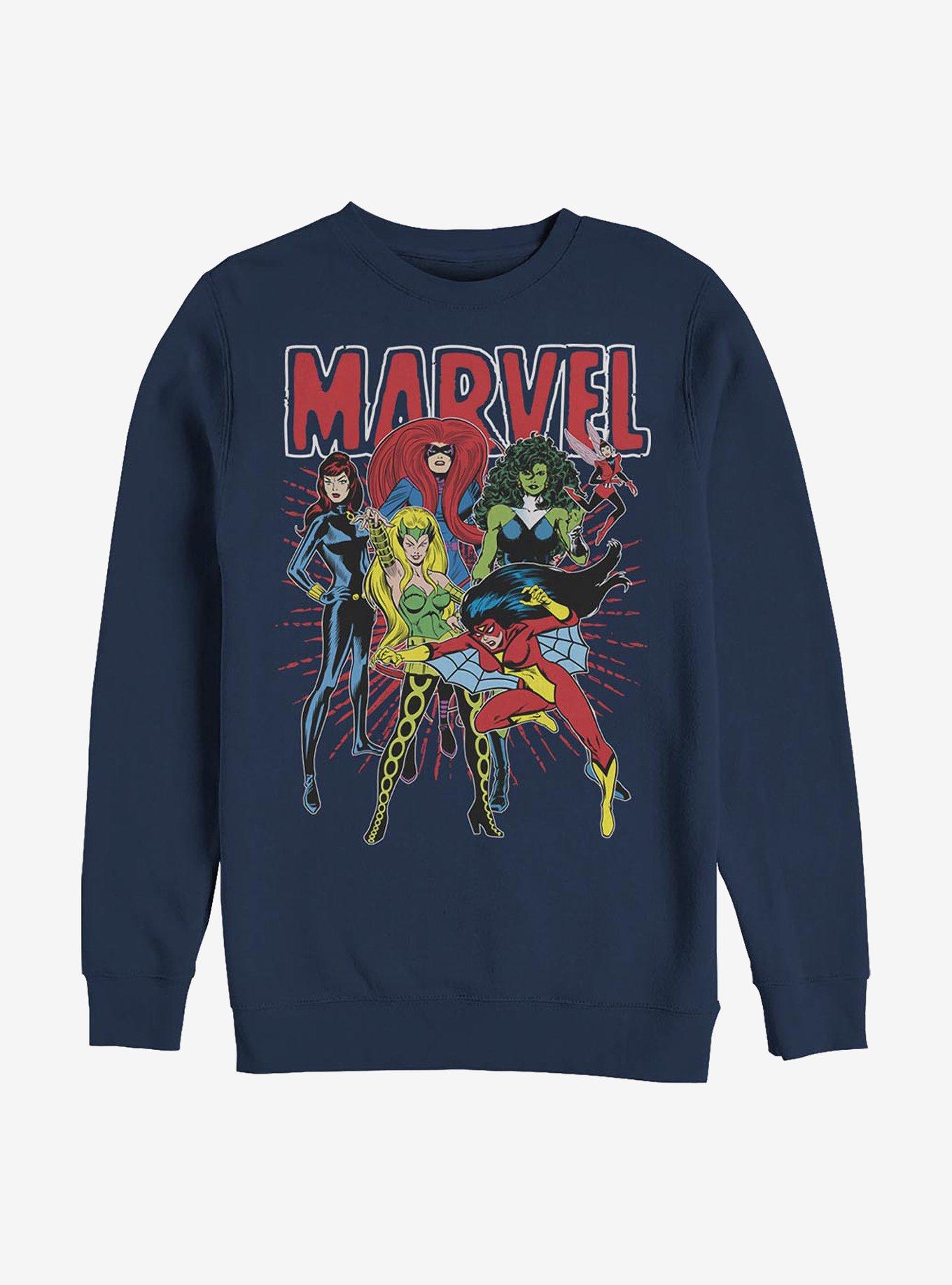 Marvel Strong Characters Crew Sweatshirt