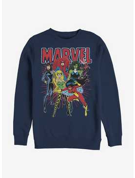 Marvel Strong Characters Crew Sweatshirt, , hi-res