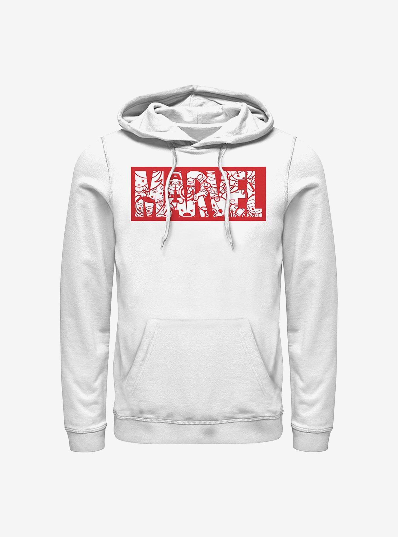 Marvel Kawaii Logo Hoodie, , hi-res