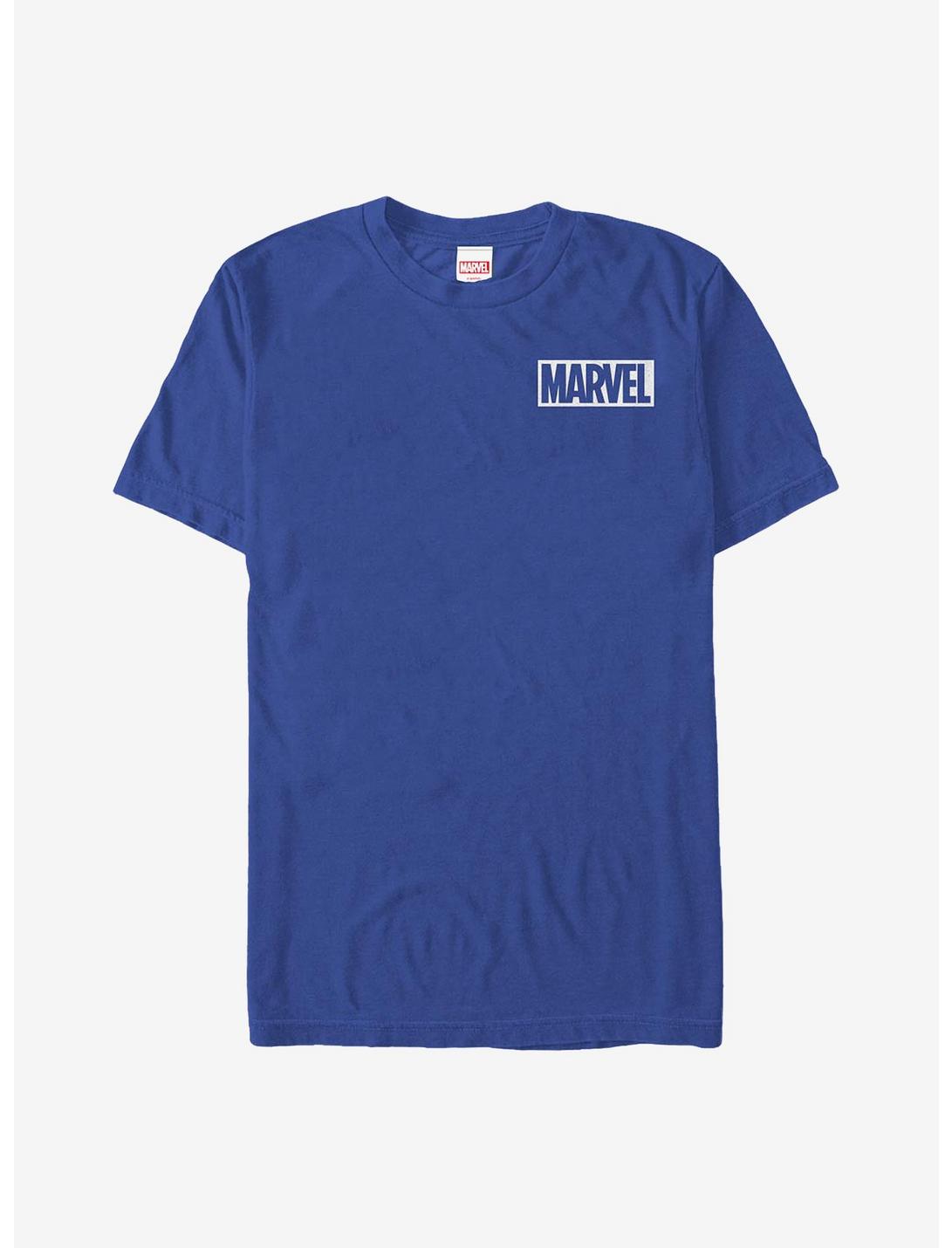Marvel Badge Logo T-Shirt, ROYAL, hi-res