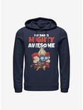 Marvel Thor My Dad Is Mighty Awesome Hoodie, NAVY, hi-res