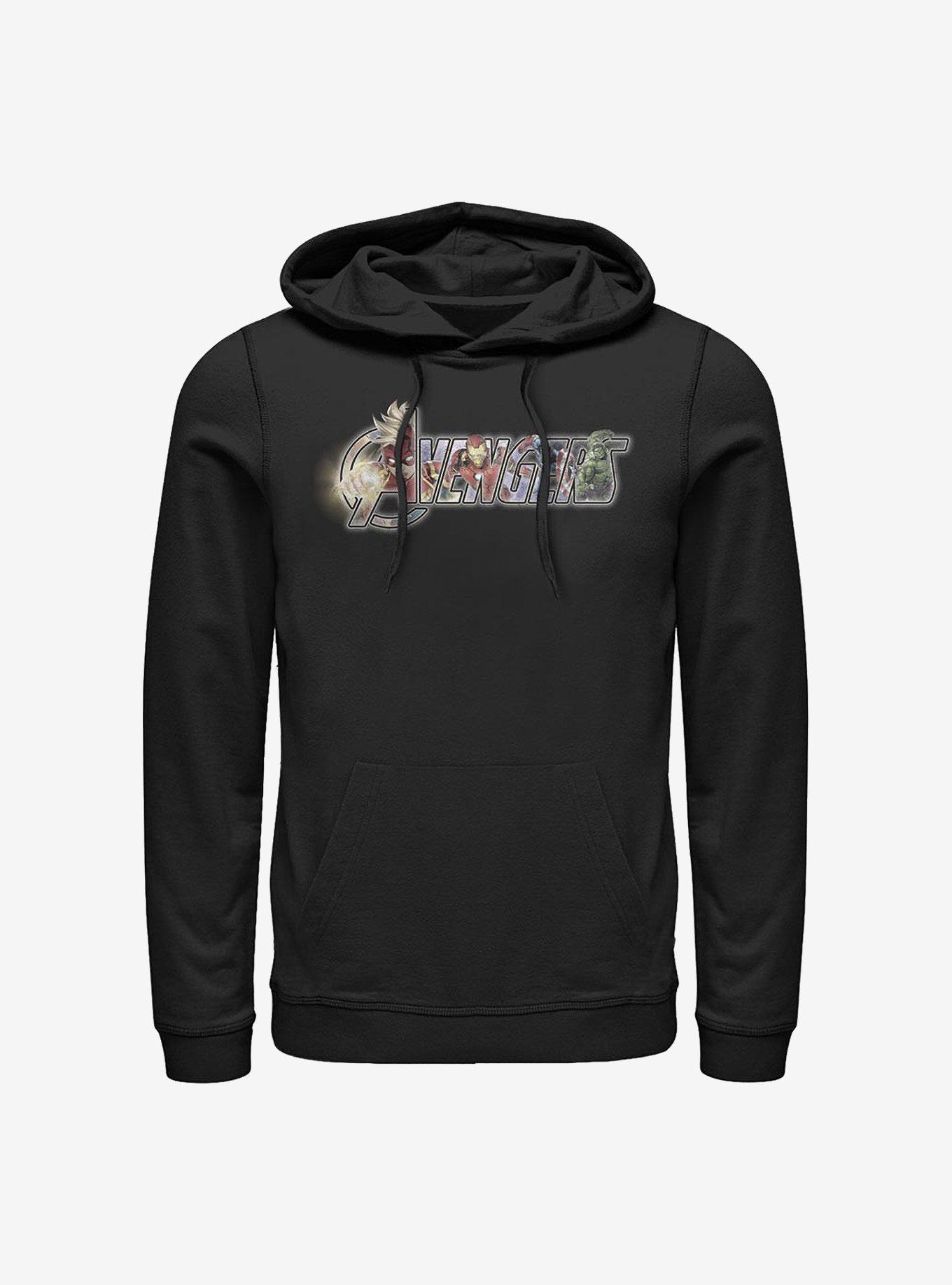 Marvel Avengers Hero Fill Logo Hoodie, , hi-res