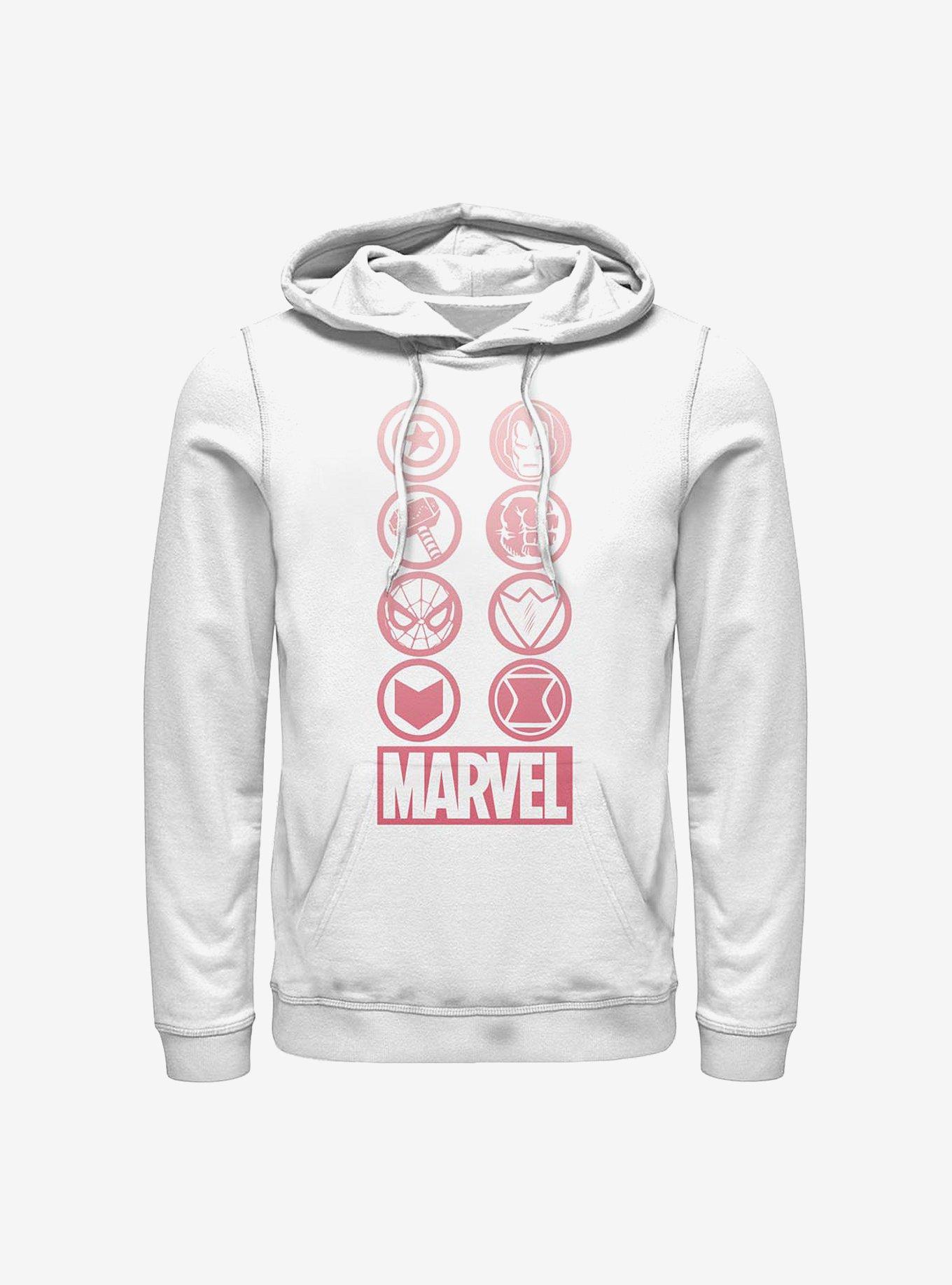 Marvel Avengers Our Heroes Hoodie, WHITE, hi-res