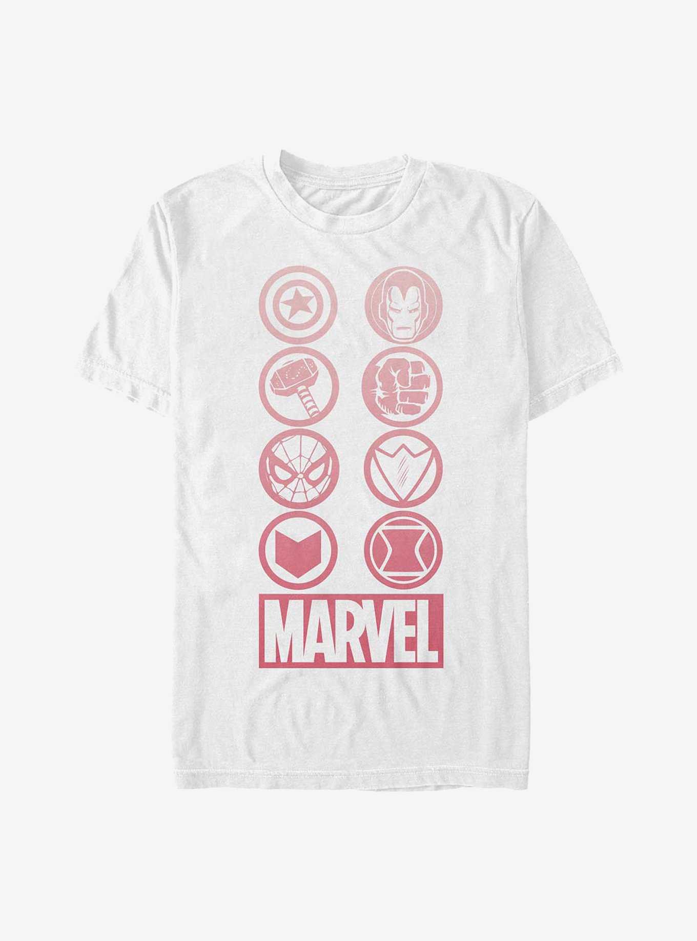 Marvel Avengers Gradient Icons T-Shirt, , hi-res
